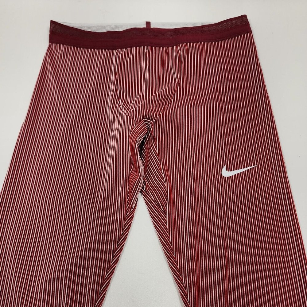 Nike Pro Elite Official Racing Tights Red Made in USA Mens Sz XL AO8491-000 New - Picture 3 of 12